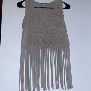 Festival/Concert Fringe Crop Top